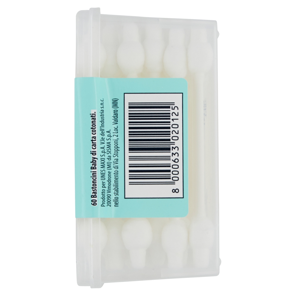 60 BASTONCINI DI CARTA COTONATI BABY CARE 100% PURO COTONE U! Confronta & Risparmia